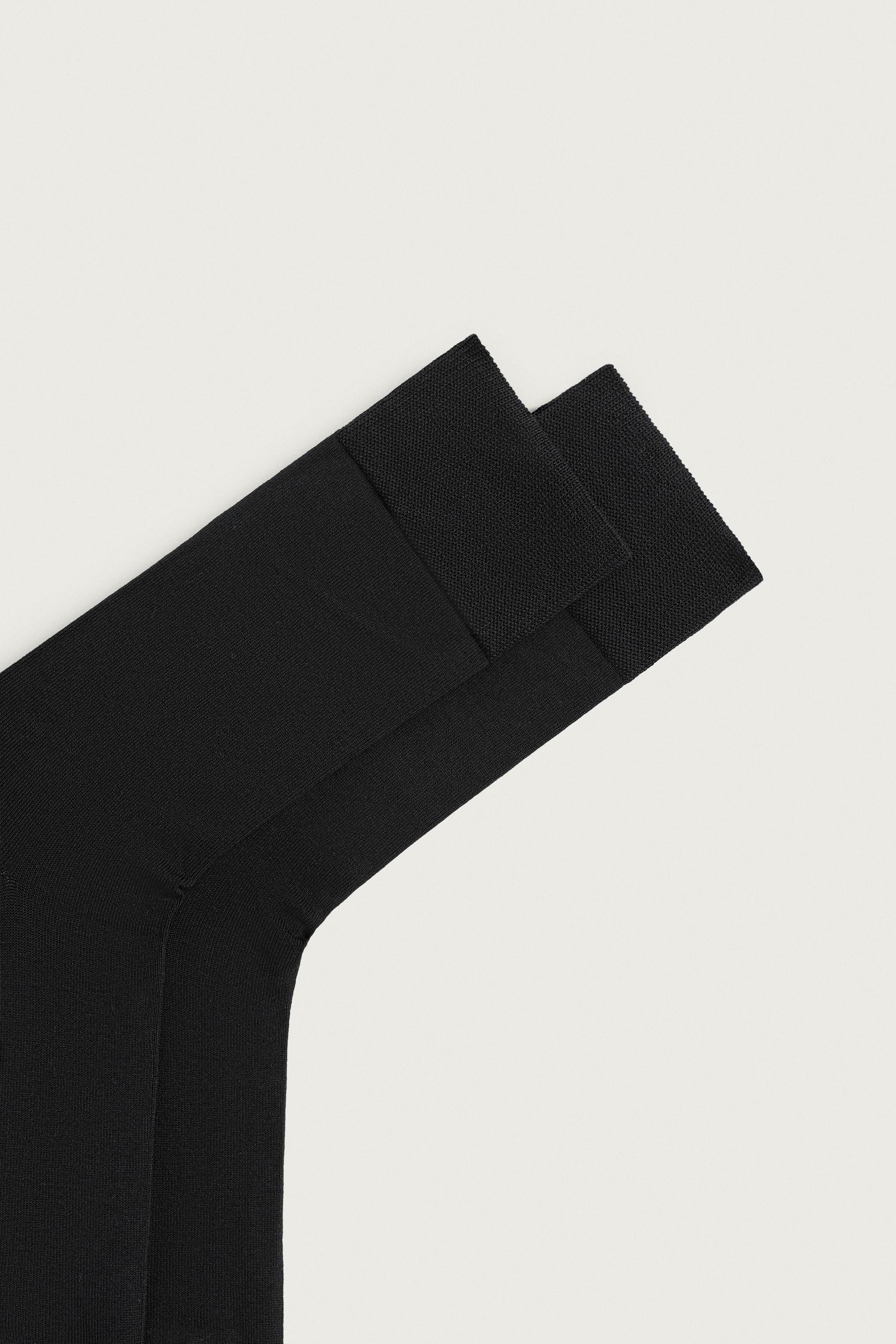 CHAUSSETTES EN MÉLANGE DE COTON MERCERISÉ